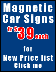 Go to Magnetic Car Signs page